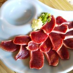 ろばたやき山ろく - 刺身：砂ずり