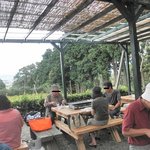 ル・シュバリエ - お外なので、ワインもすすみます