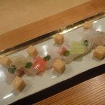 野嵯和 - 今月の醤油ムースは、柚子醤油