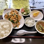 中華料理　幸莱 - バラ肉玉子辛し炒め定食