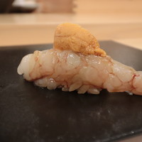 夷川 鮨 すずか - 車海老ON雲丹