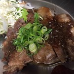 とん彩や - やわらかマッチョ豚テキ200g定食