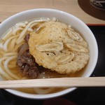 食事処 ニュー因幡 - 肉ゴボウ天うどん