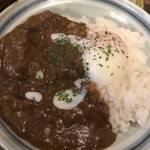 Yuuyuu Gyokou - 日替り定食の牛すじカレー