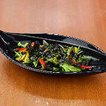 Choregi salad/Sangchae/Green salad with Korean seaweed