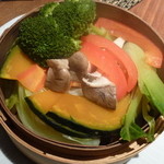 ぶたのしっぽ - 3,000円コース：季節野菜の野菜蒸