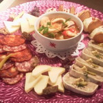 Assorted appetizers of the day