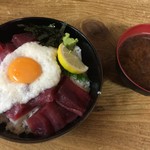 谷町 一味禅 - マグロ山かけ丼（￥900）
