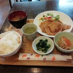 さんななcafe - 日替わりランチはしょうが焼き