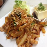 Korean Dining 彩 - ランチ    豚キムチ炒め
