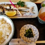 Hitachi - 焼魚定食 イワシ