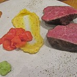 Sumibi To Wain Karasuma Ten - 豊後牛のステーキ