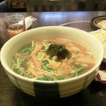 信州徳家 - 海老天ぷら味噌うどん