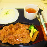 焼肉乃我那覇 - 牛ヒレステーキセット　１６７４円（税込）【２０１９年３月】