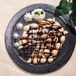 プレミアムチョコバナナパッフル