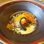 山ごぼう - 里芋団子あんかけ