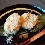 山ごぼう - よもぎ団子