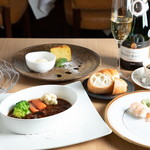 かずさ炭焼ステーキ 照葉樹 - アフタヌーンコース（ビーフシチュー）