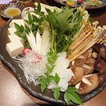 Jidorikoshitsuizakayayoshitake - 水炊きの野菜