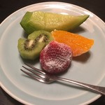 味道楽 - 食後のフルーツ