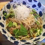 手打ちそば くるみの木 - 冷ぶっかけ蕎麦大盛に寄ってみたぁ！