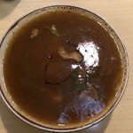 信そば 長野屋 - カレーそば、そばが沈んでる