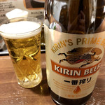 Menya Nemuru - 瓶ビール400円 