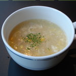 ブラッセリー ミニョン  - Aランチのスープ