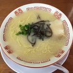 博多元気一杯!! - ラーメン¥700は超濃トンコツスープ