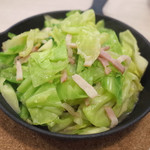 トンテキ食堂8 - キャベツのニンニク蒸し(600円)