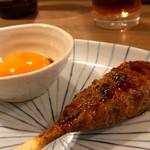 炭火焼鳥と地酒 はちり - 月見・つくね