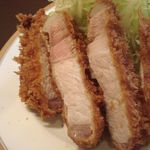 Lロースかつ断面