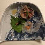 鰻はし本 - 琵琶湖のにごろぶなの子まぶしと鰻刺し