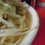 ラーメン二郎 - ★今回は液体油がすっごい量でした^^;