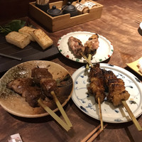 侘家古暦堂 祇園花見小路本店 - 焼き鳥の数々。