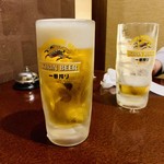 Ishiyaki Suteki To Haiboru Noomise - キリン一番搾り生ビール