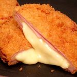 Cheese melty ham cutlet