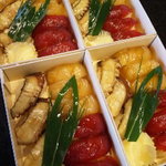 くるま寿し - 料理写真:【三島寿し】特製づけダレを使用したヅケ寿司。ファン急増中！1箱(9貫入り)