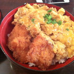 郷どり 燦鶏 - チキンカツ丼