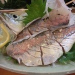 葵寿司 - 鯵　刺身