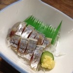 大衆酒場 斎藤 - 鯵刺し