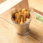 French fries [salt, seaweed salt, anchovies,]