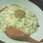 酒徒庵 - 牡蠣とあおさのチーズリゾット