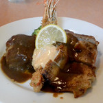 キッチン カトウ - ハンバーグ・有頭海老フライ・グリルチキン