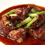 Stir-fried beef with black pepper (rib eye)