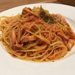 トラットリア チャオ - 春キャベツとベーコンのパスタ