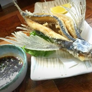 漁火 - 料理写真:飛魚の唐揚げ    750円