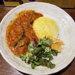 SPICY CURRY 魯珈 - 山菜祭！たらの芽とこごみと菜の花のトマトカレー