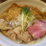 ラーメン 健やか - 塩と貝＋ワンタン