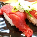 おどり寿し - 桜肉（馬肉の赤身)の寿司